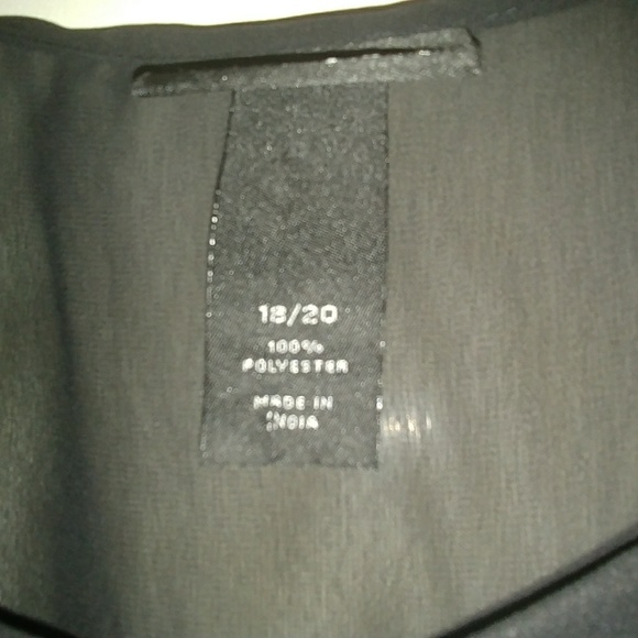 Sheer sequined blouse with bottom band - Picture 3 of 5